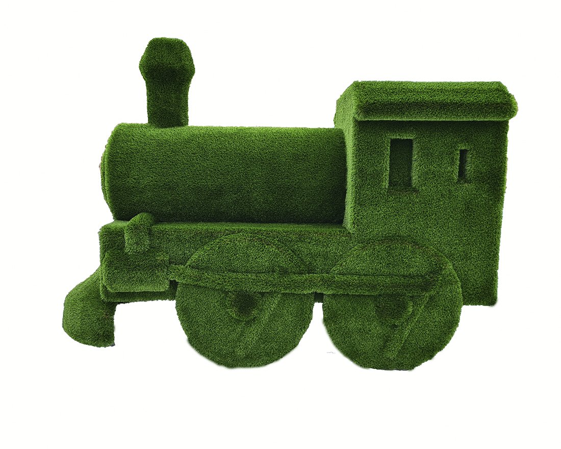 Топиари Паровозик - газон Deluxe - вид 5