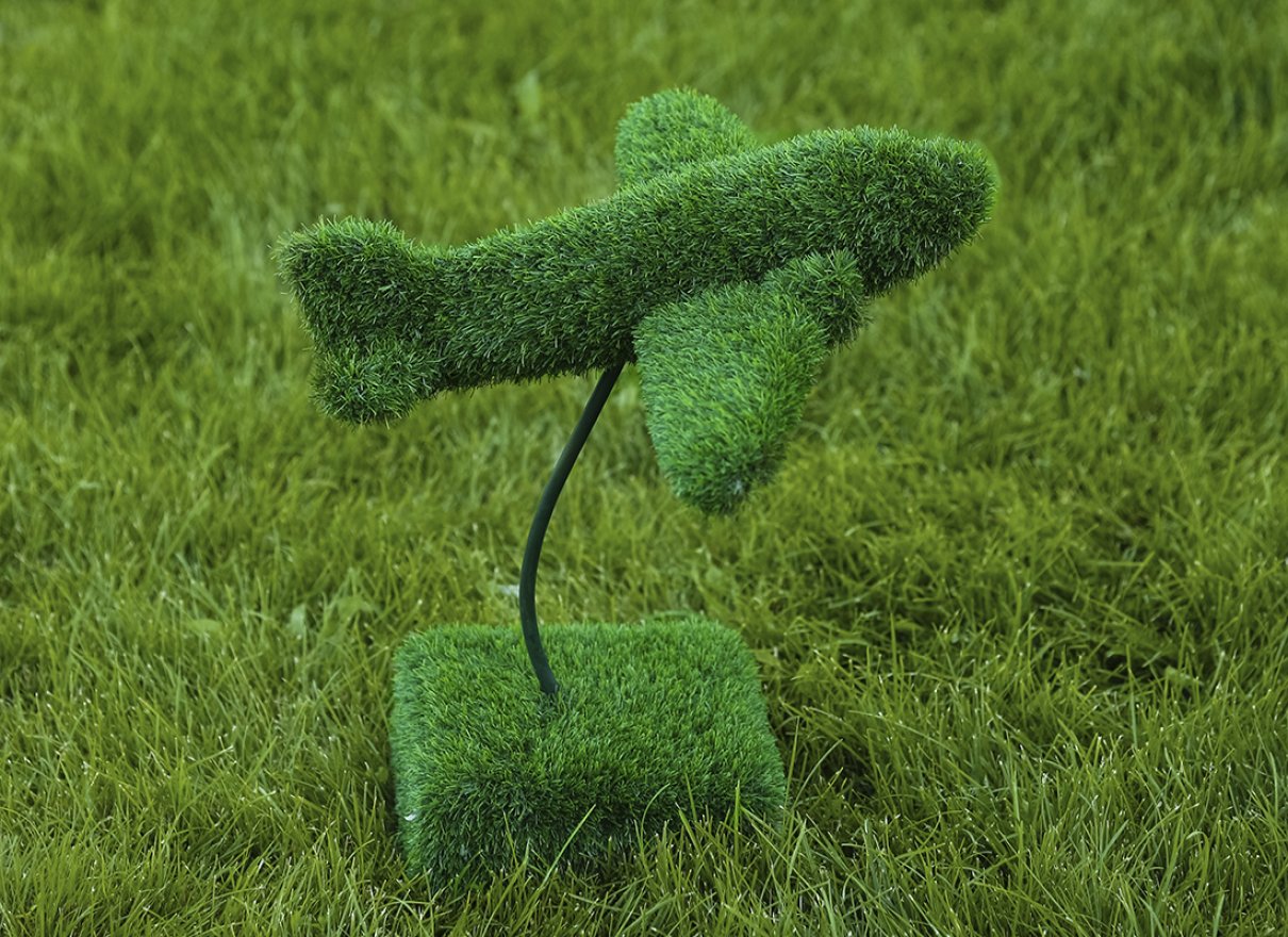 Топиари Самолет - газон Eco - вид 3