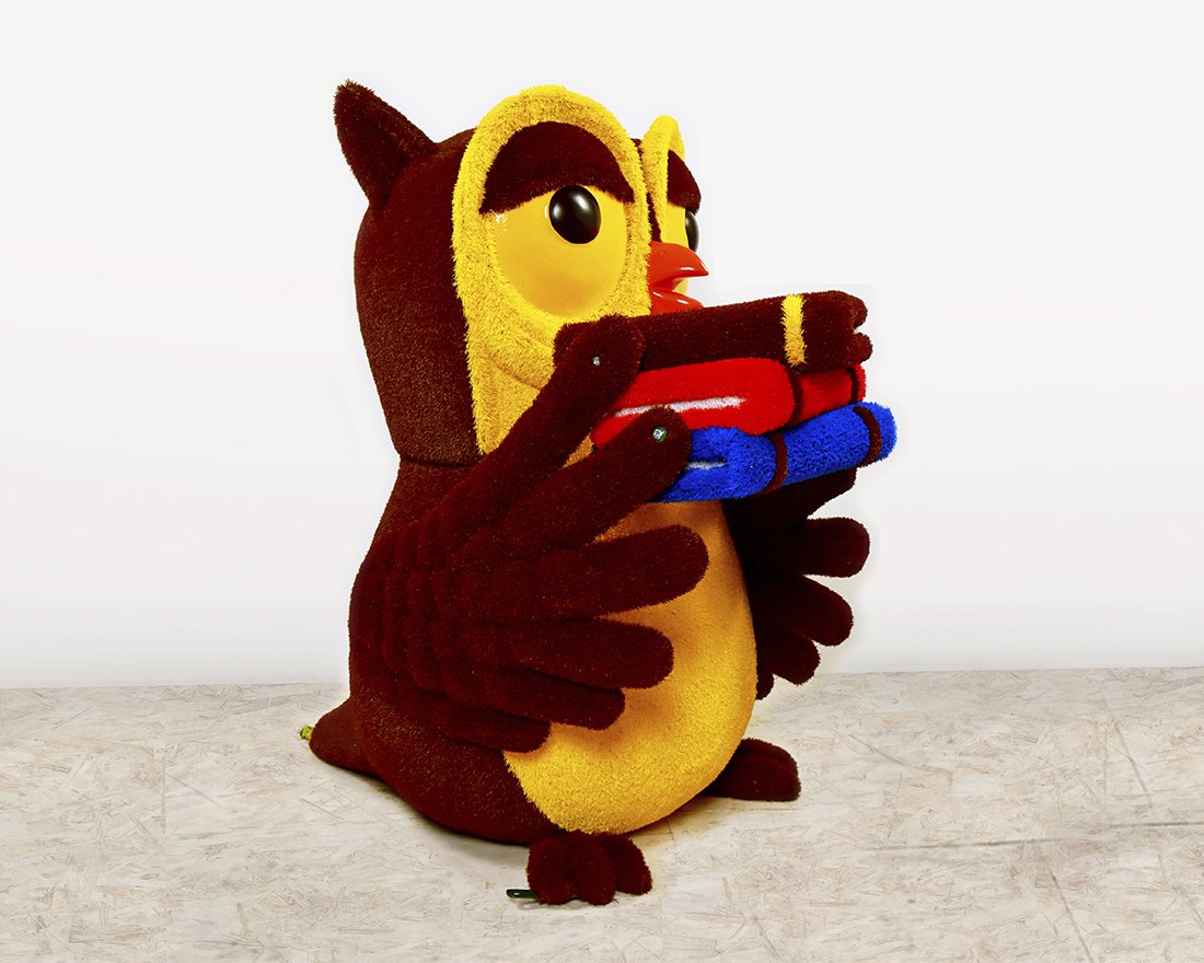 Топиари Сова с книгами - газон Eco - вид 4