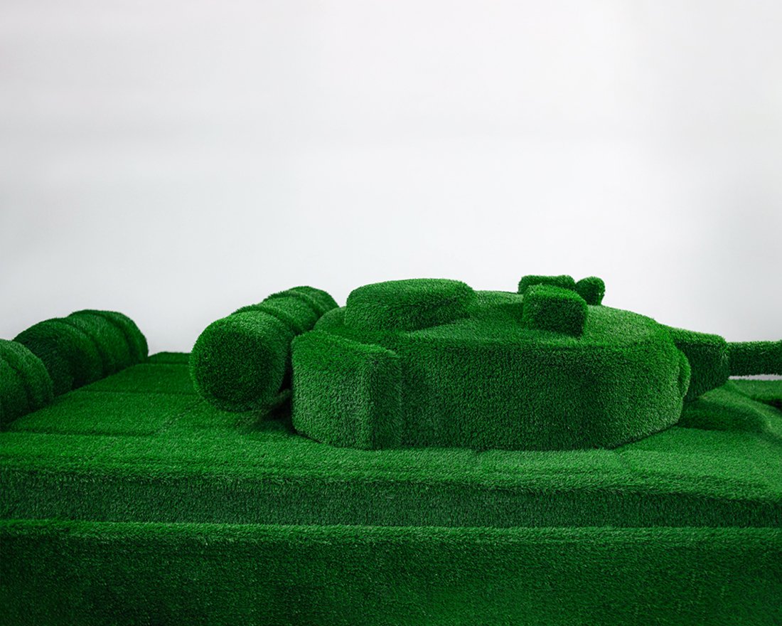 Топиари Танк - газон Eco - вид 2