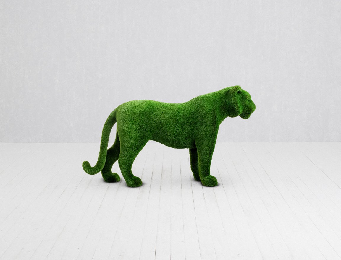 Топиари Тигр - вид 4