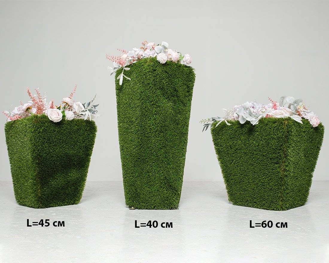 Топиари вазон Кантри, L=40 см - газон Deluxe - вид 4