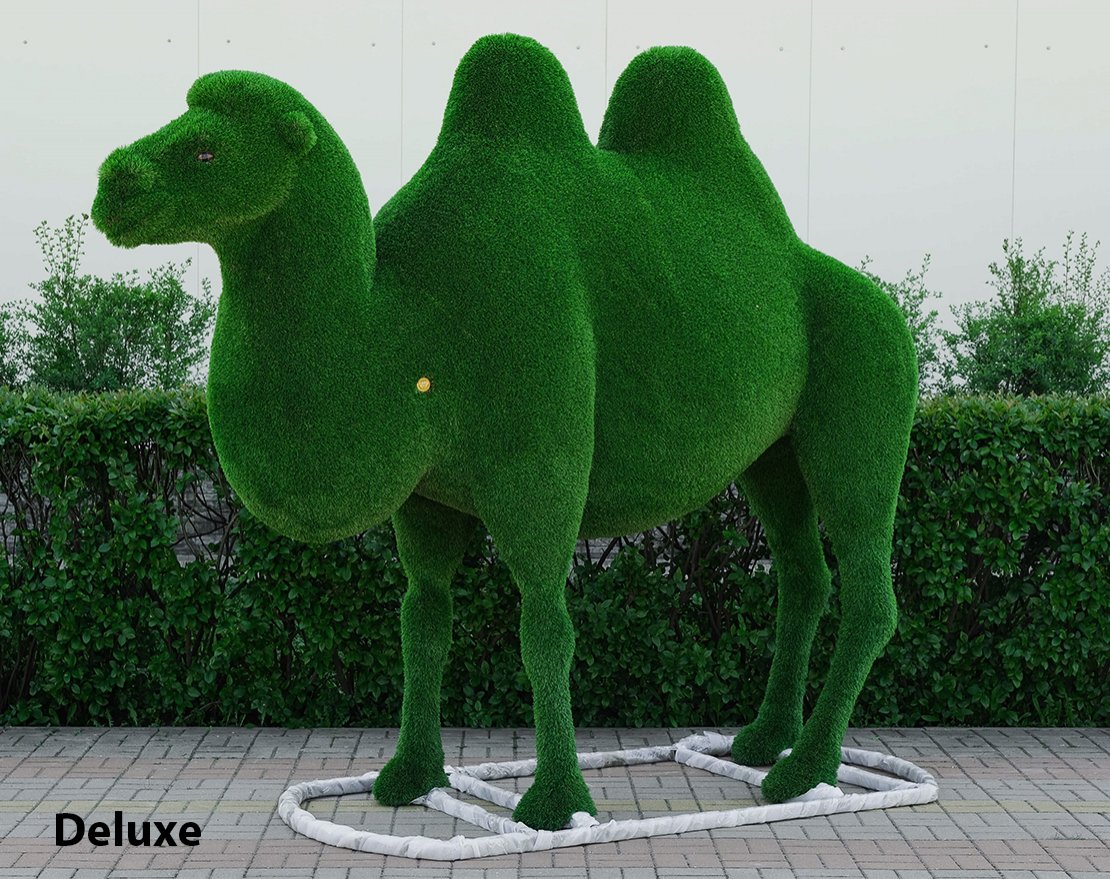 Топиари Верблюд двугорбый - газон Есо - вид 4