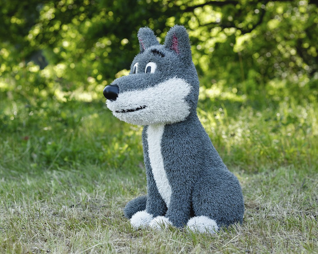 Топиари волк Малыш - газон Eco - вид 2