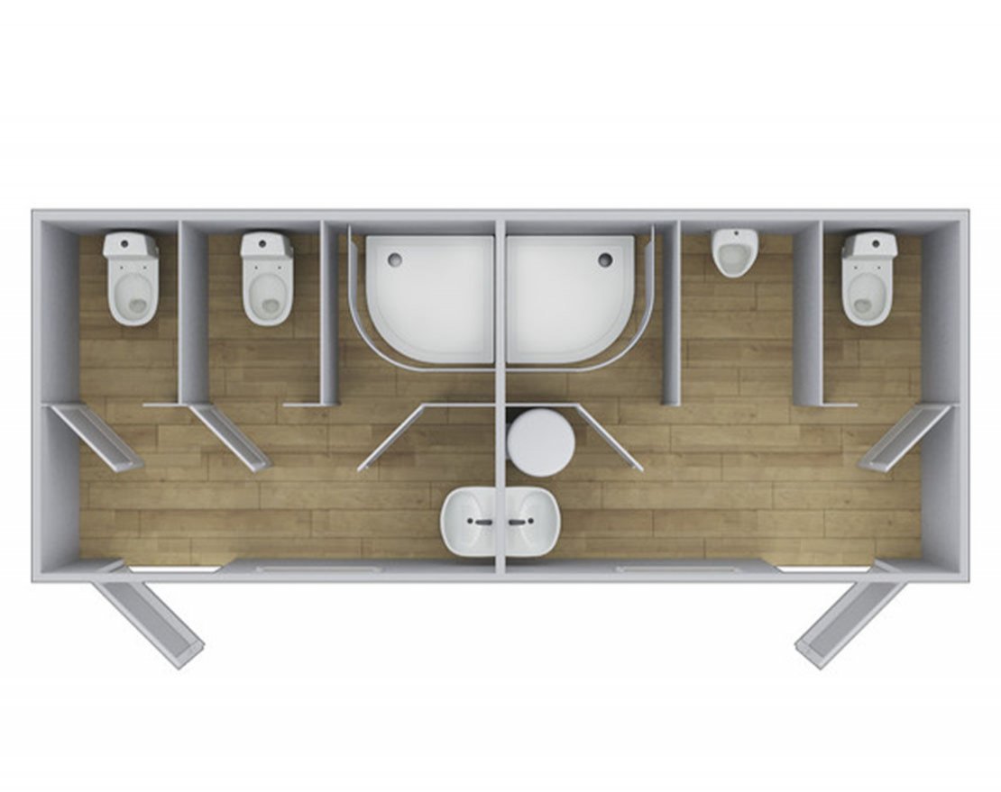 Туалетно-душевой модуль Т-8 Стандарт - вид 5