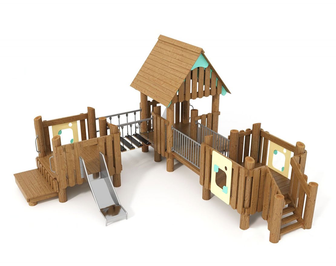 Игровой комплекс Лесной теремец 2 - вид 3