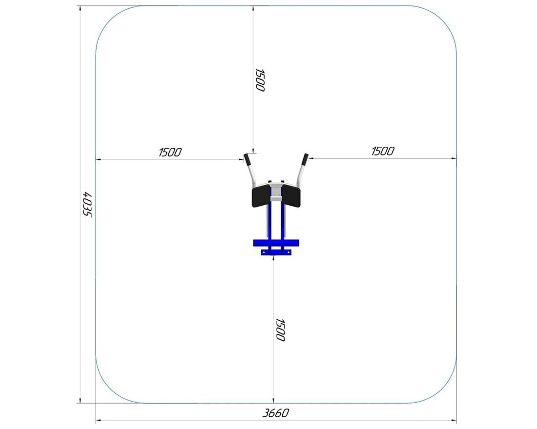 Уличный тренажер Бэк эволюшн - вид 4