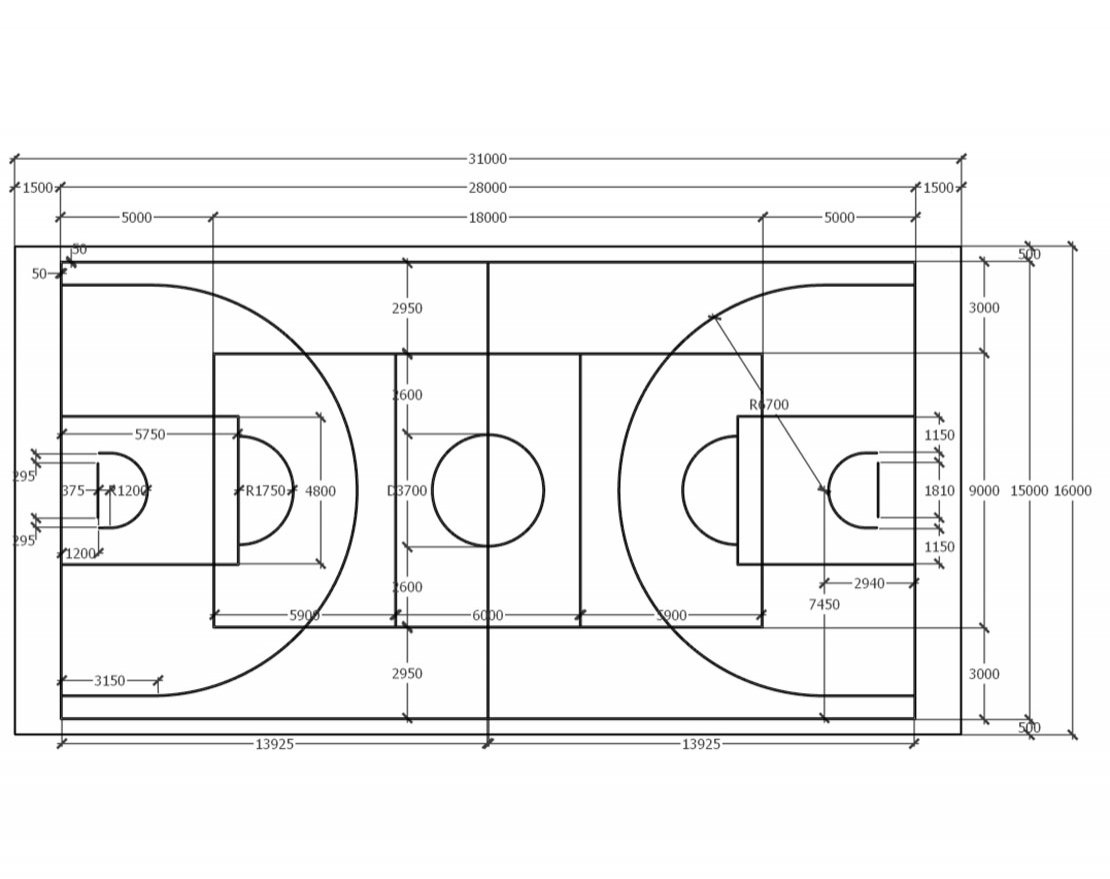 Универсальная спортивная площадка TORUDA SP-2 (31х16, игровое поле 28х15) - вид 3