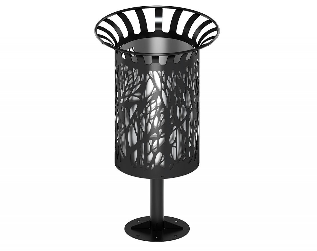 Урна Порядок 5 с баком (под анкера) - вид 3