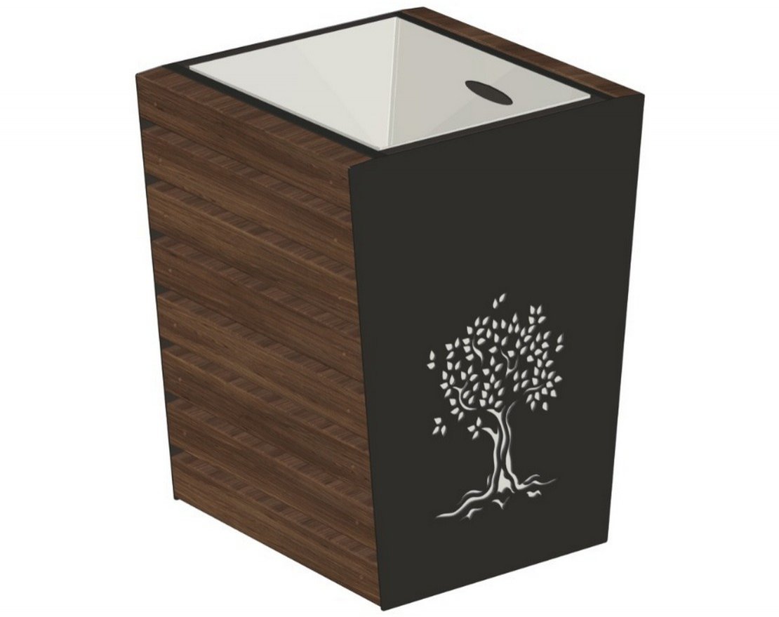 Урна со вставкой Ветви - вид 3