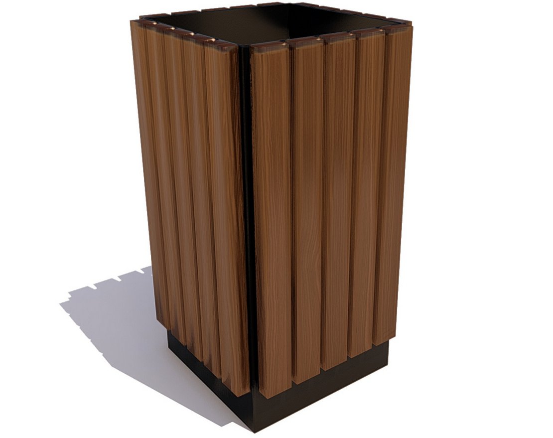 Урна уличная Вертикаль - вид 4
