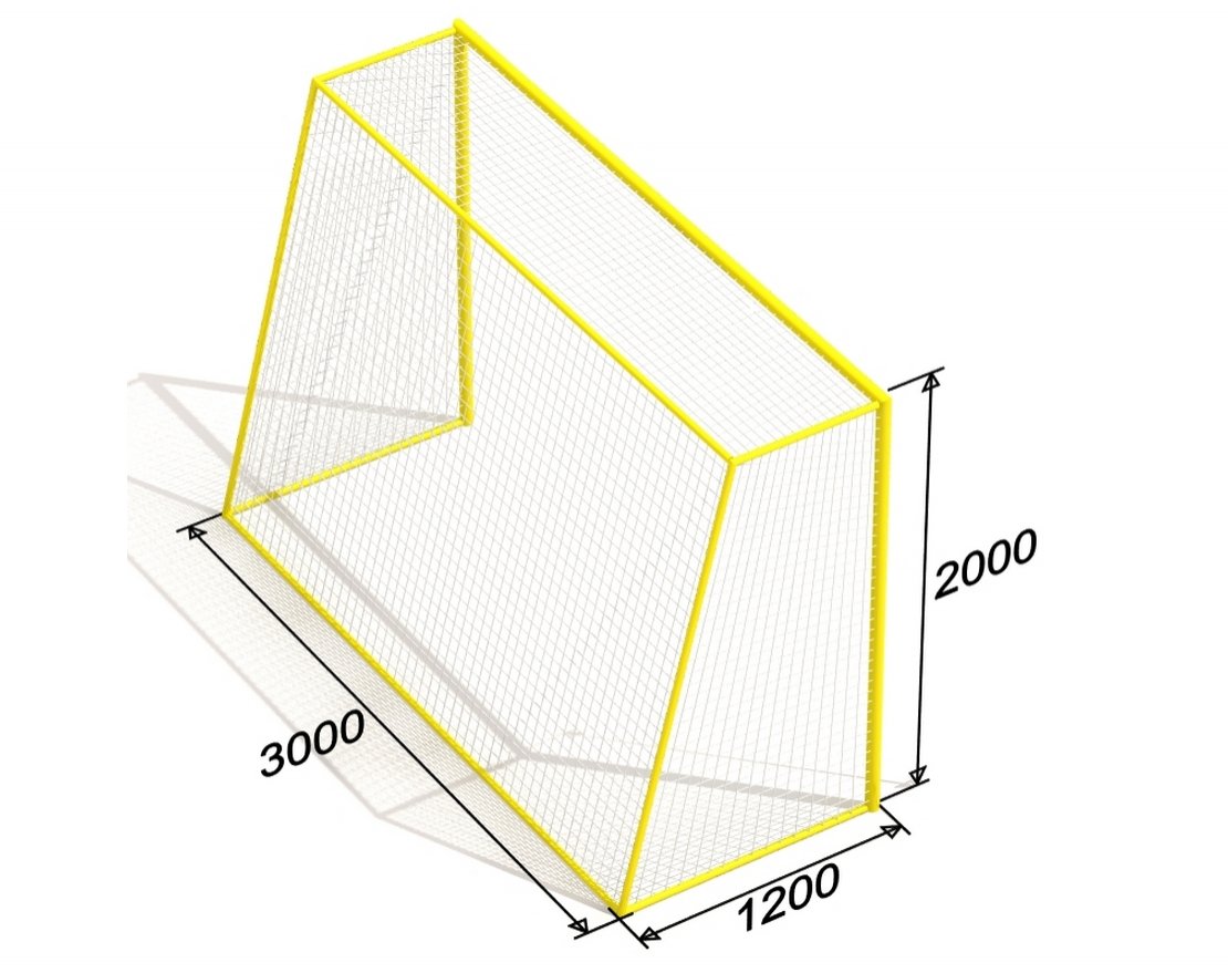 Ворота для мини-футбола Спортландия 3 (без сетки) - вид 3