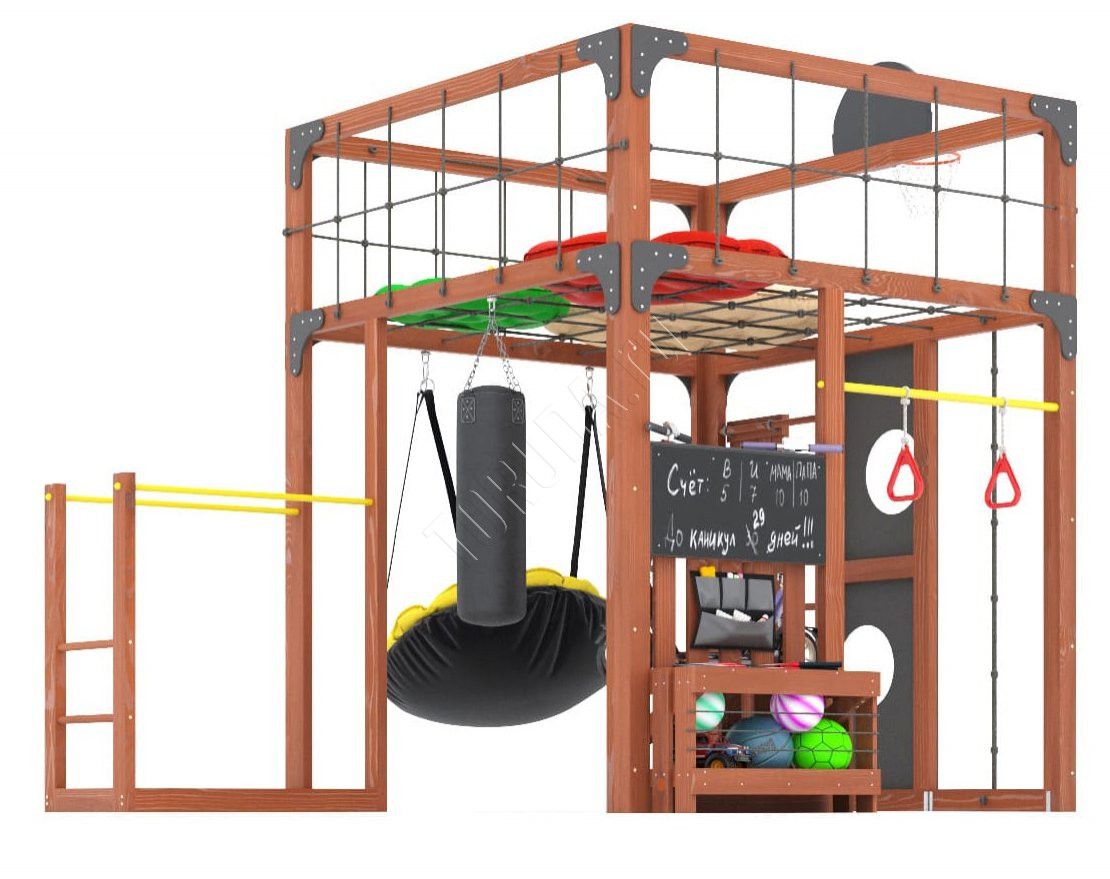 Детский игровой комплекс Куб радости 2 с подушками