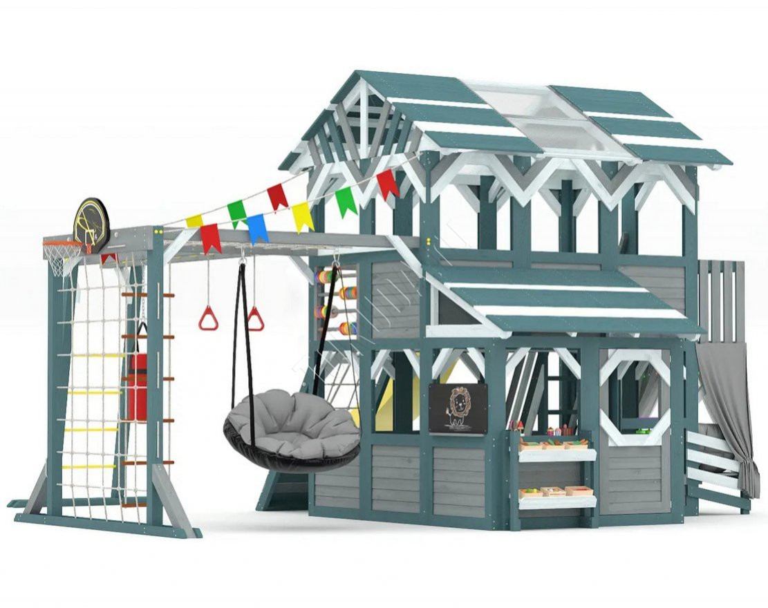 Детский игровой комплекс Домик приключений 4