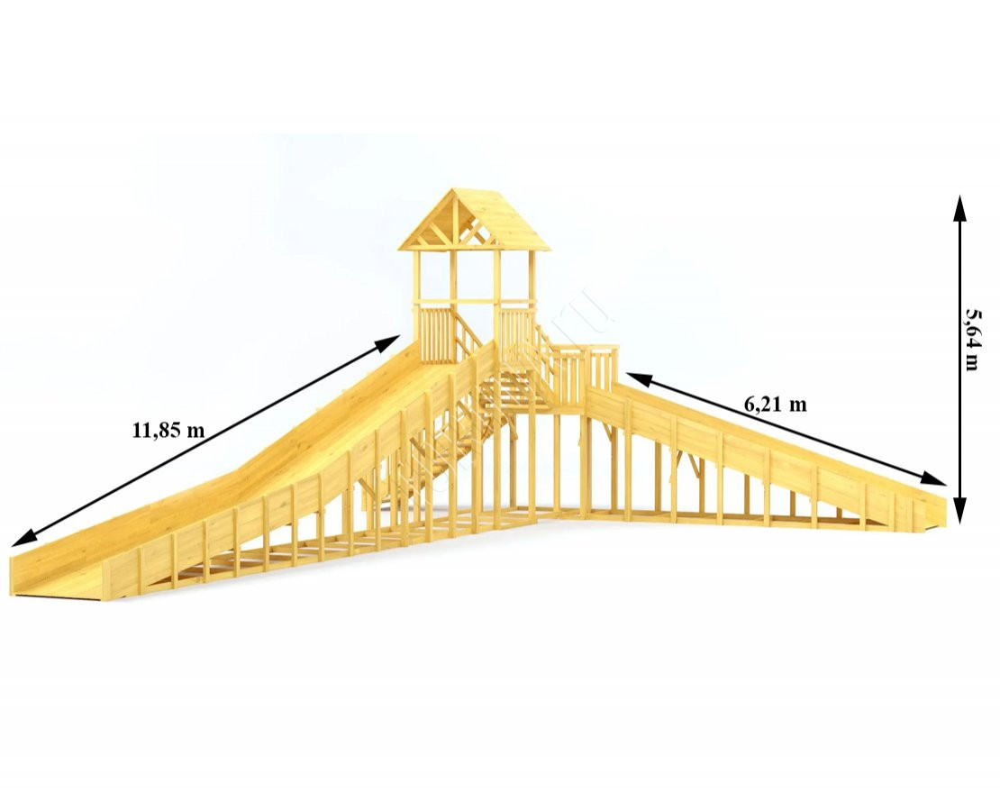 Зимняя горка TORUDA Север wood-10