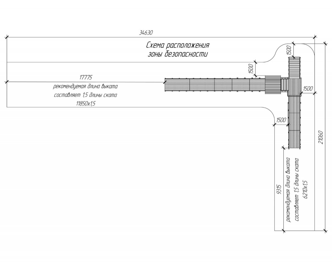 Зимняя деревянная игровая горка TORUDA Север - 10 (скат 11,8 м) - вид 3