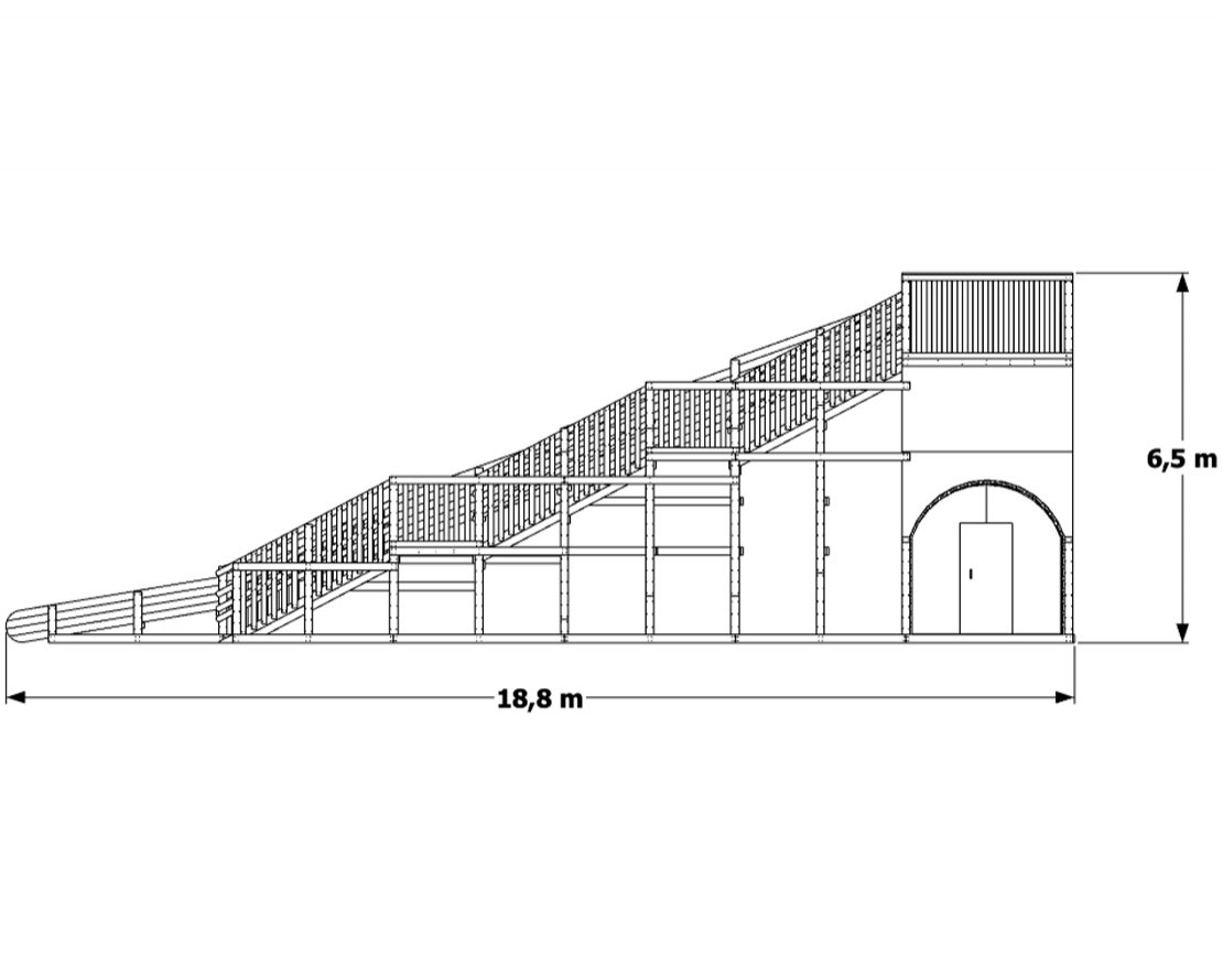 Зимняя горка Северное сияние 1 - вид 2