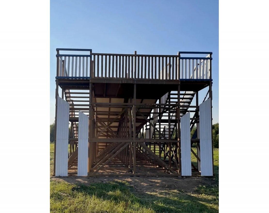 Зимняя горка Snow Fox скат 18 м (мод. 3) - вид 3