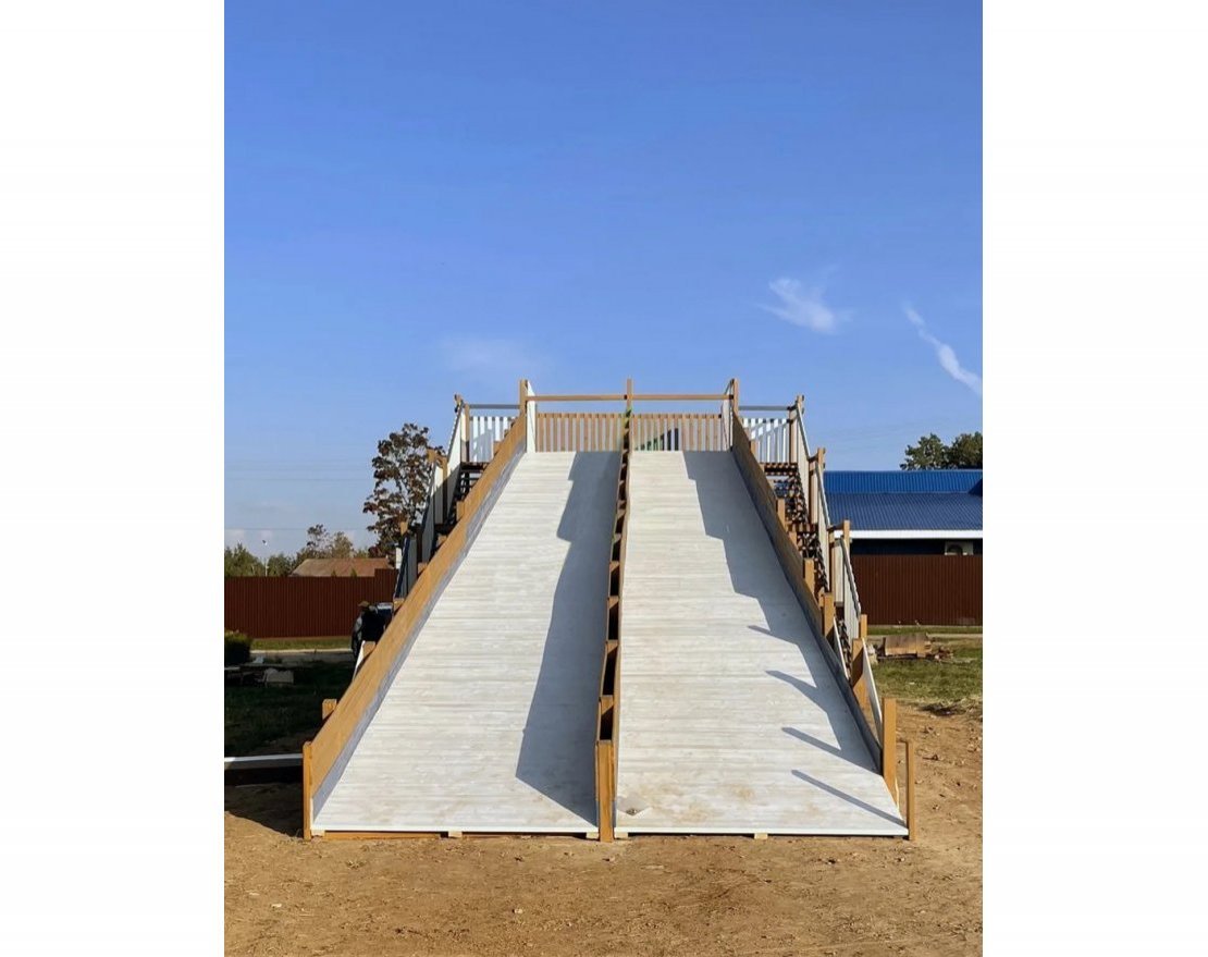 Зимняя горка Snow Fox скат 18 м (мод. 3) - вид 2