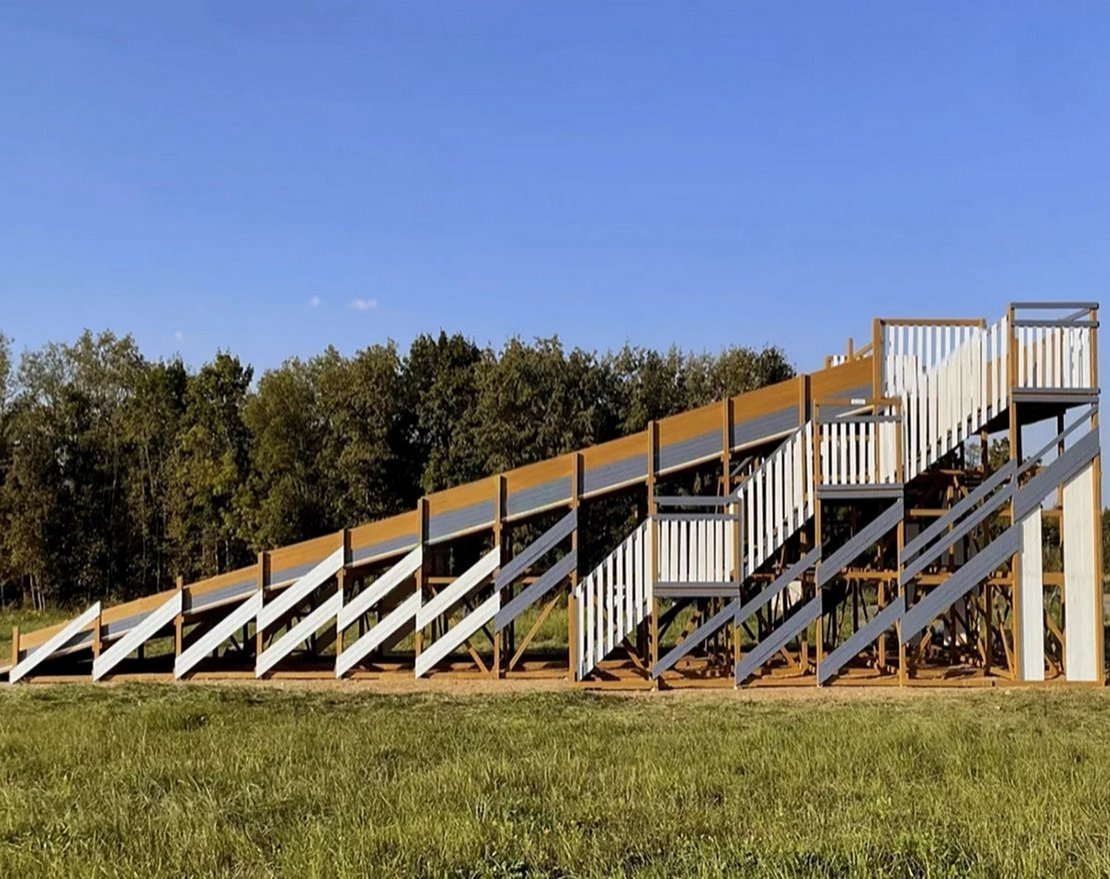 Зимняя горка Snow Fox скат 18 м (мод. 3) - вид 5