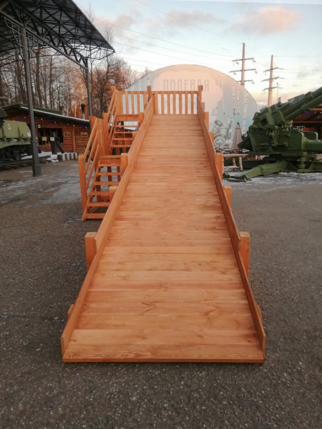 Зимняя горка Snow Fox (скат 8 м) - вид 4