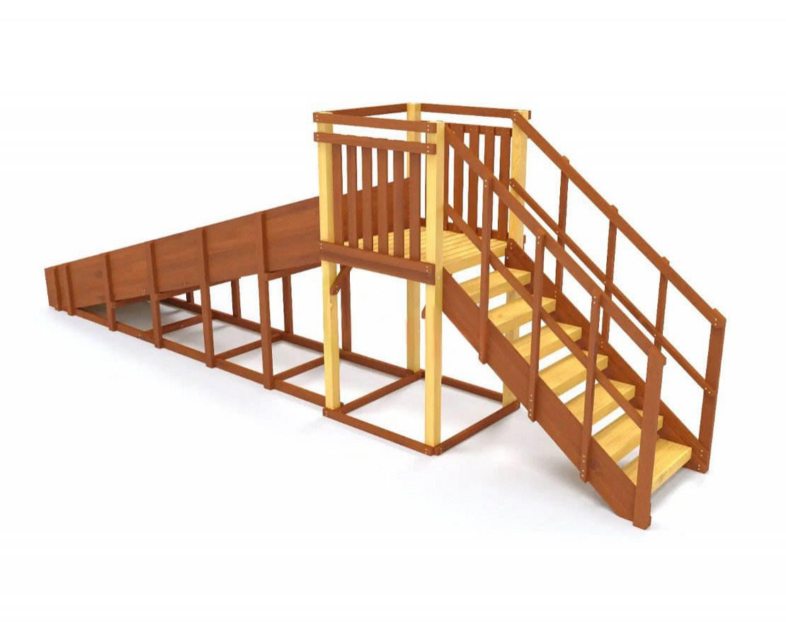 Зимняя горка TORUDA Север - 2 (скат 5 м) - вид 2