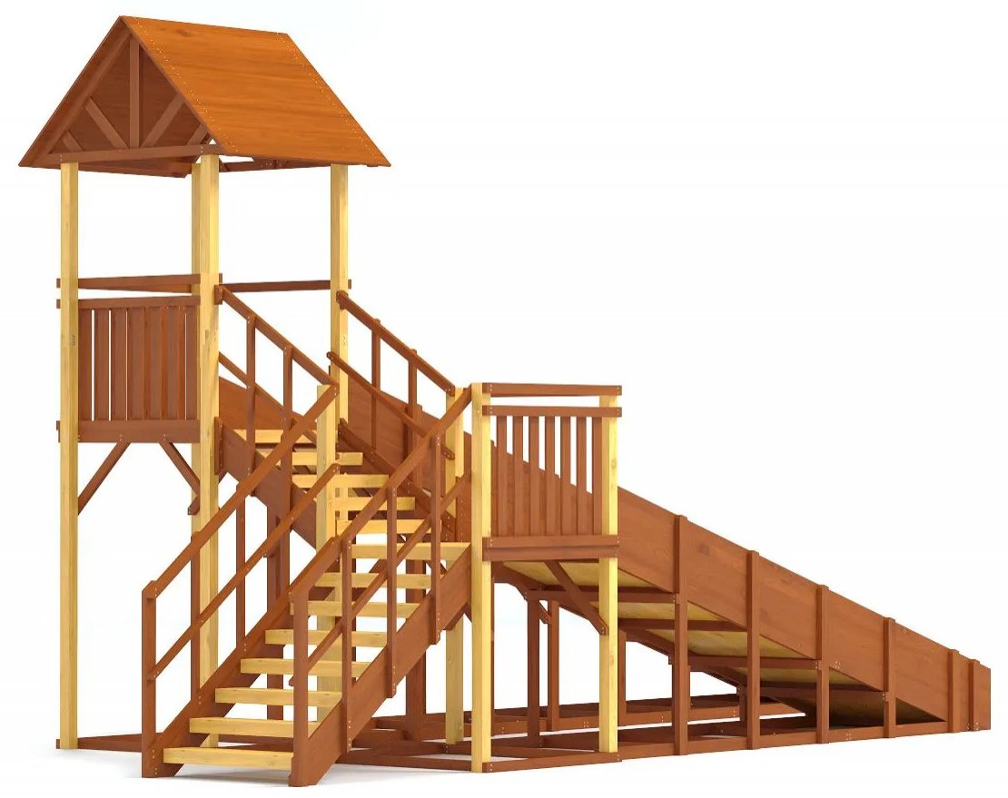 Зимняя горка TORUDA Север - 7/2 (скат 7,7 м и 5 м) - вид 5