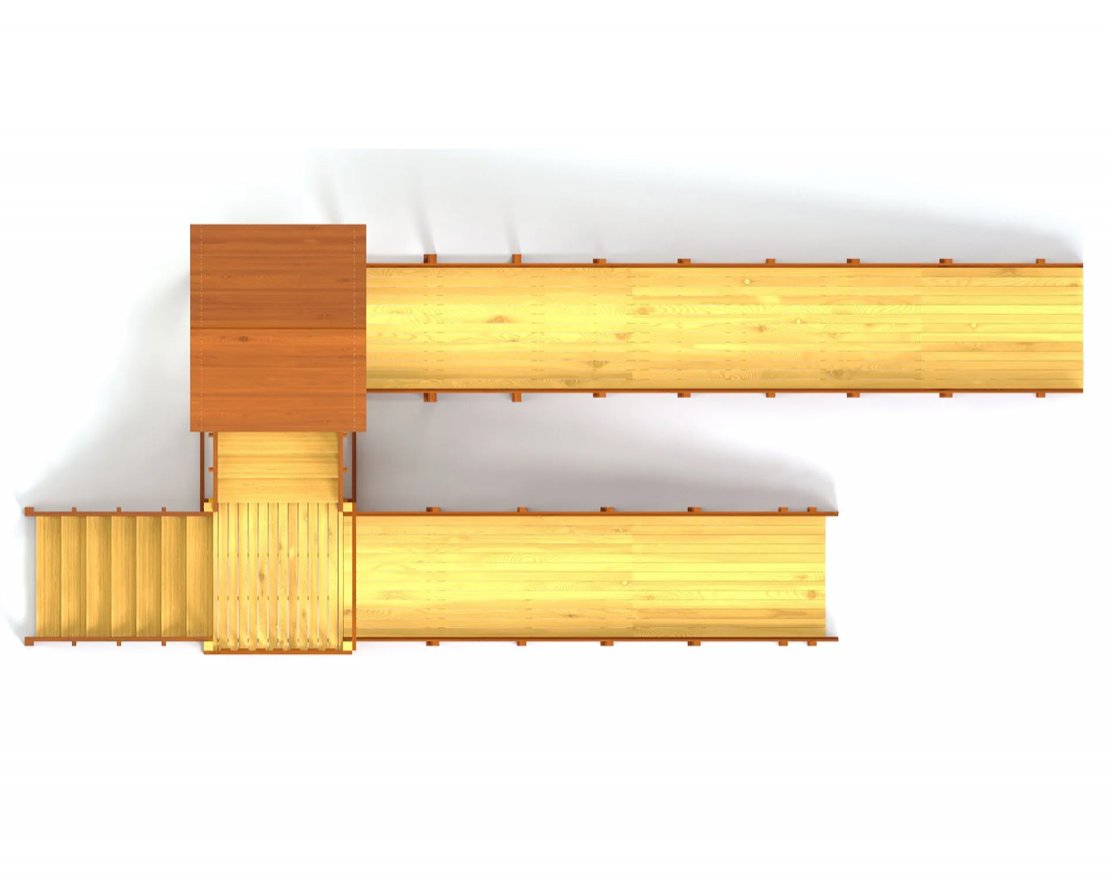 Зимняя горка TORUDA Север - 7/2 (скат 7,7 м и 5 м) - вид 4