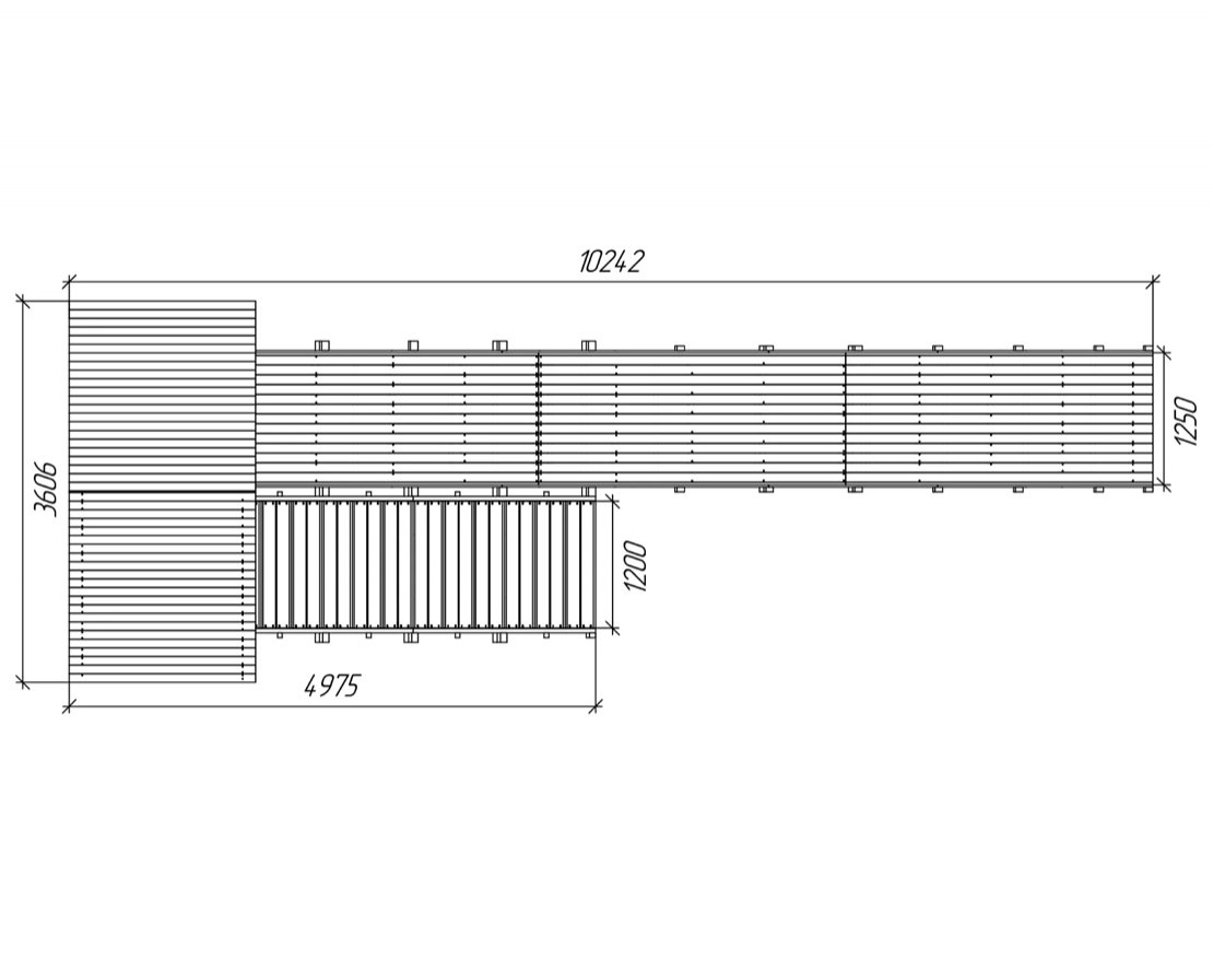 Зимняя горка TORUDA Север - 8/1 (скат 9 м, цвет - чёрный) - вид 4