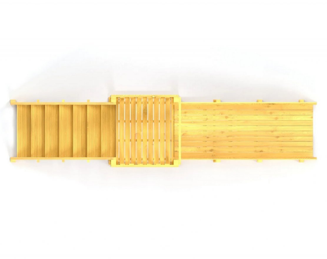 Зимняя горка TORUDA Север wood-2 (скат 3 м) - вид 2