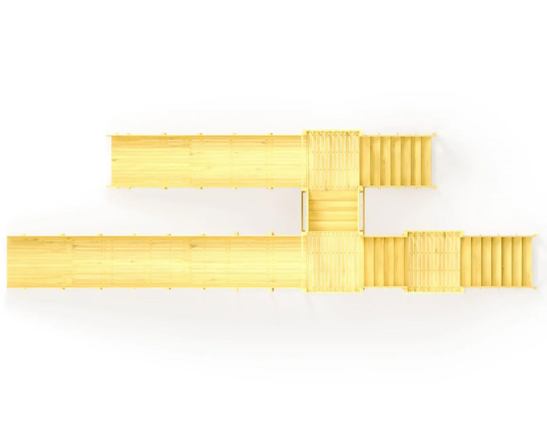 Зимняя горка TORUDA Север wood-7/5 (скаты 5 м и 7,68 м) - вид 5